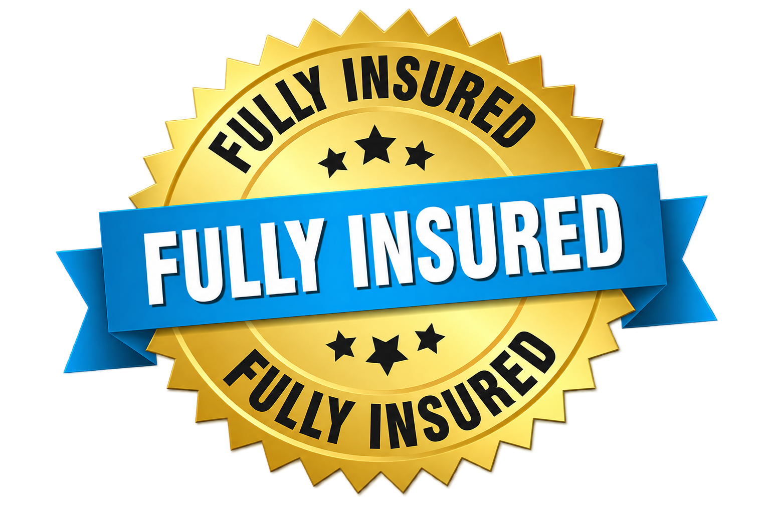 Fully insured contractor badge